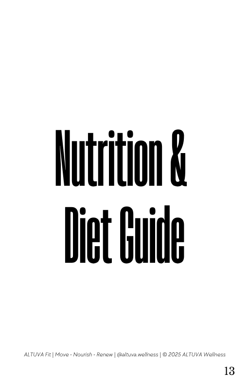 ALTUVA Fit — The Foundational Sprint (Digital Guide)