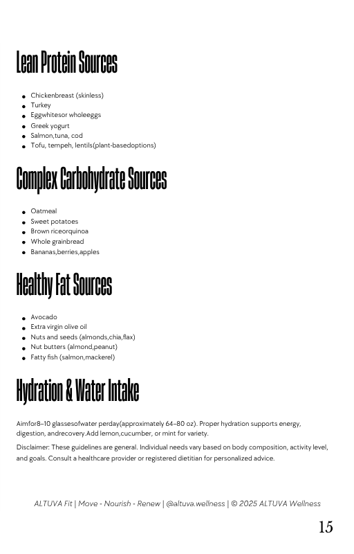 ALTUVA Fit — FOUNDATIONS FITNESS SPRINT (4 Weeks) + NIA Coaching Access