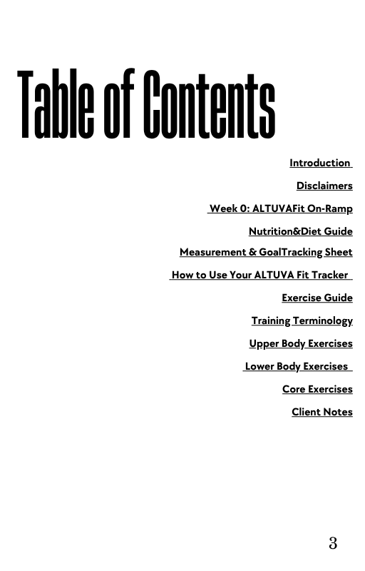 ALTUVA Fit — FOUNDATIONS FITNESS SPRINT (4 Weeks) + NIA Coaching Access