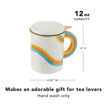 Cheer Tea Infuser Mug — Sacred Space Limited Edition